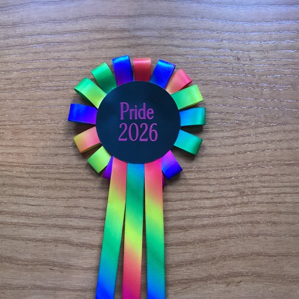 Pride Rosette