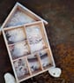 Romantic House Shaped Mini Shelf - Shabby Chic Wedding Gift - Floral Keepsake Me - Image 2