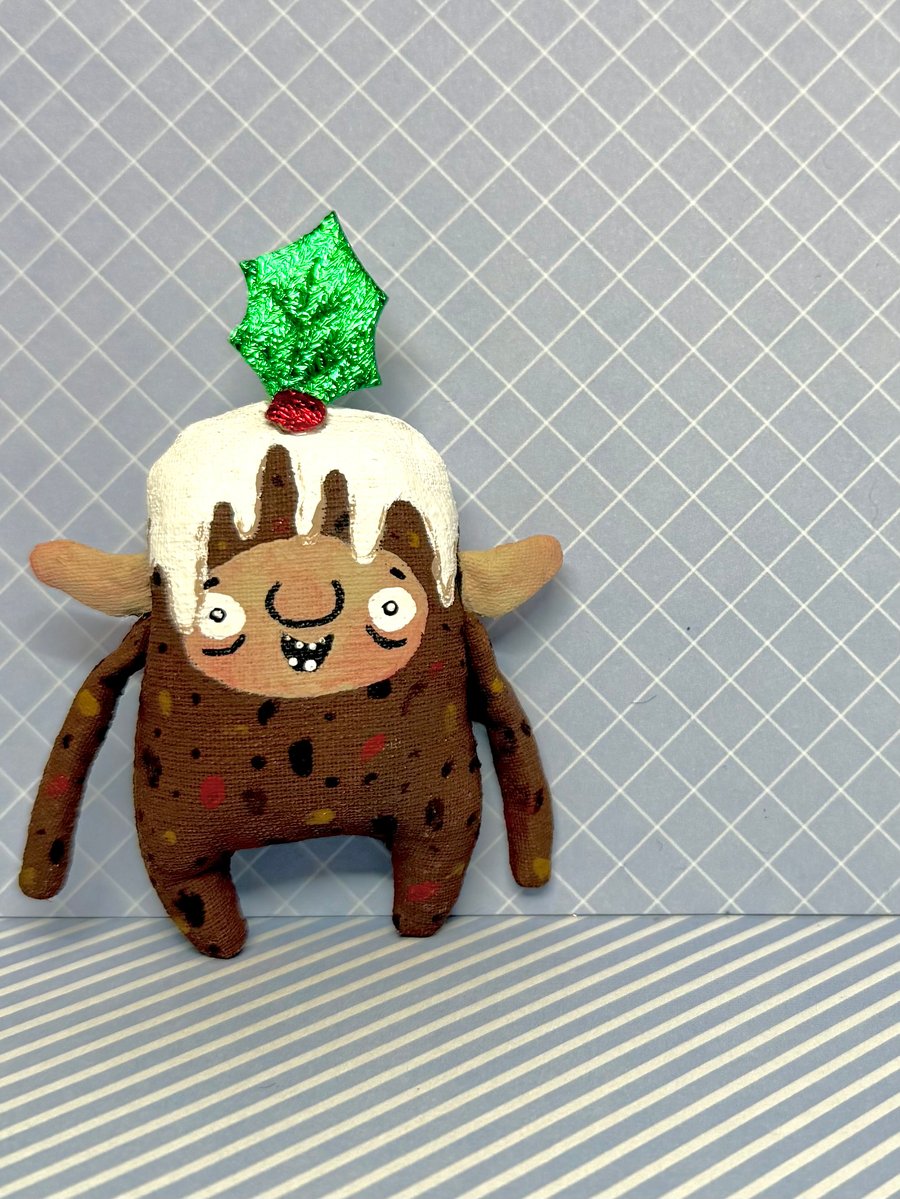 Art Doll Christmas Pudding Brownie 3