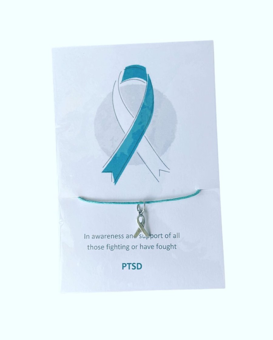 In awareness and support of PTSD wish bracelet  