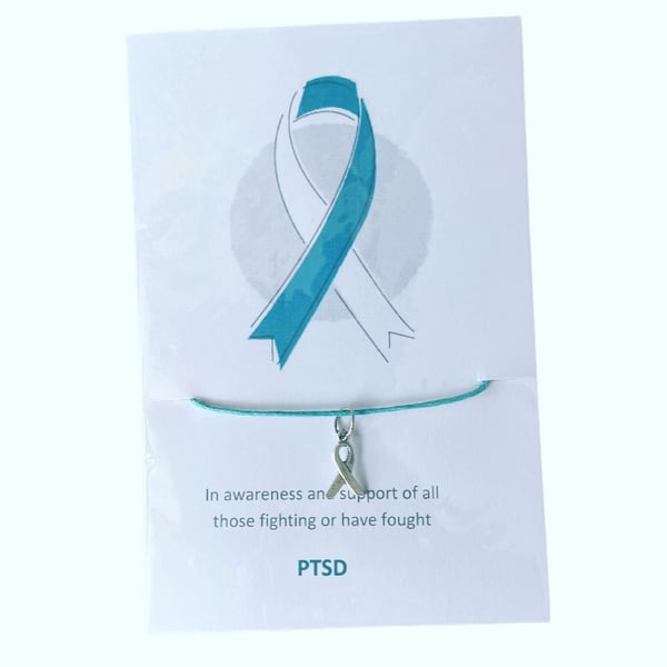 In awareness and support of PTSD wish bracelet  