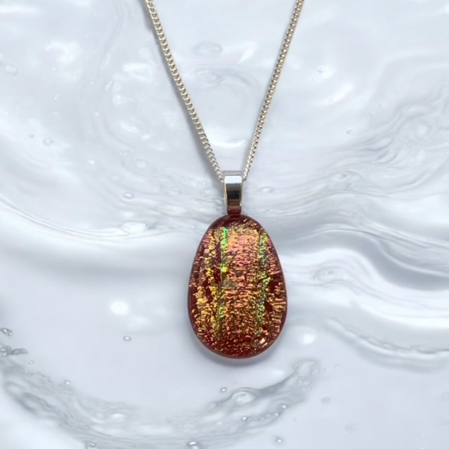 Dichroic Glass Pendant 