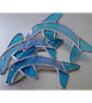 Dolphin Suncatcher Stained Glass Handmade 023 or 024 - Image 5