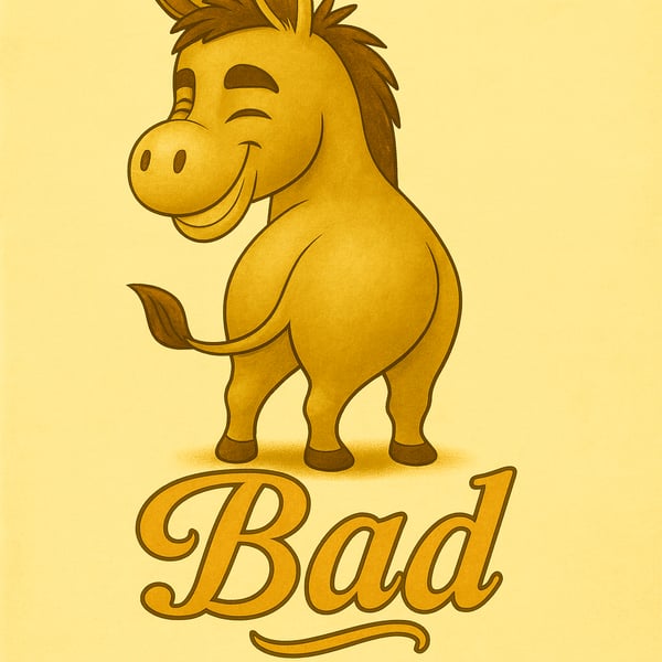 Sassy & Charming Donkey Wall Art – Perfect for Animal Lovers