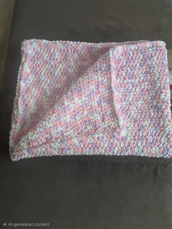 Cozy and Squishy marshmallow baby blanket.