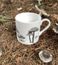 Fungi Mushroom Mug - forager, gardener gift, autumn, nature, botanical - Image 6