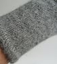 Grey Alpaca Wrist Warmers - Image 4