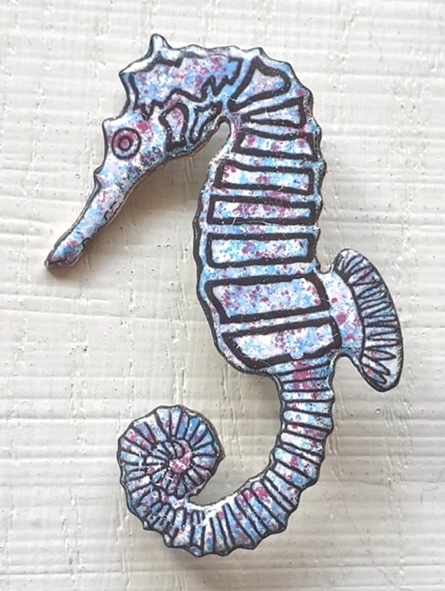 Seahorse Brooch