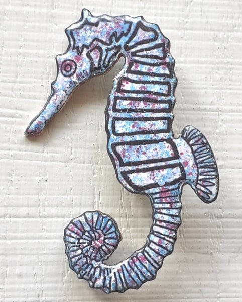 Seahorse Brooch