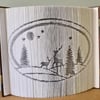 Winter Scene 180 CUT & FOLD Book Folding pattern - EMAILED PDF PATTERN