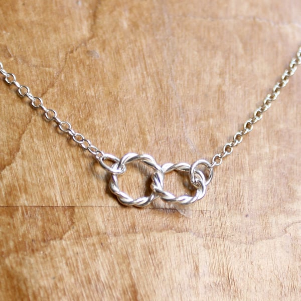 Sterling Silver Rope Necklace
