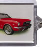 Ford Mustang 3.7L Convertible 2015 - Keyring with 50x35mm Insert - Image 1