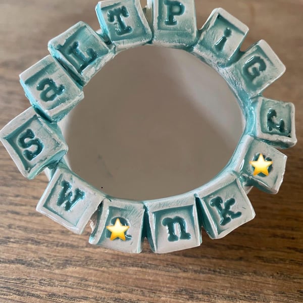 Salt pig w!nker Handmade ceramic salt pig 