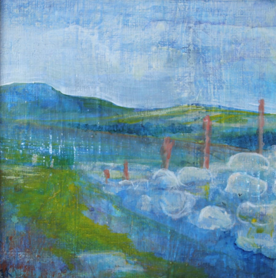 Subsume - original acrylic painting 