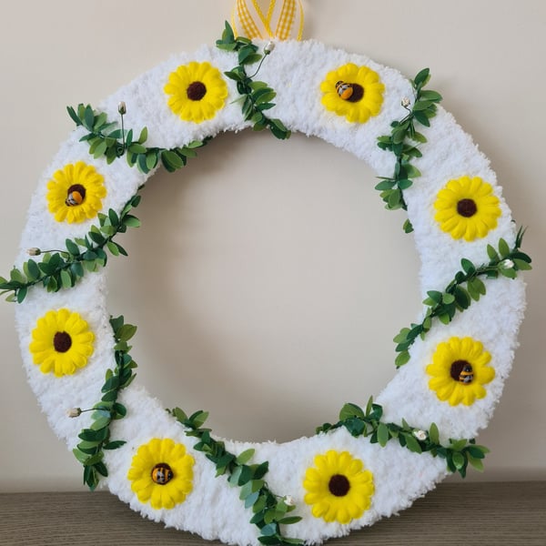 Sunflower wreath