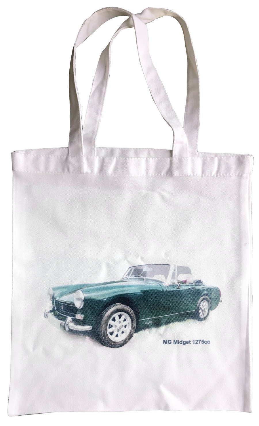 MG Midget Mk3 - Shopping Tote Bag - Approx Size 39x37cm plus Handles