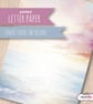 Letter Writing Paper - Sunset Over the Ocean - Image 1