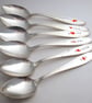 Set of six rude sweary insulting coffeespoons - Image 1