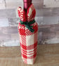 Tartan inspired bottle gift bag  - Image 2