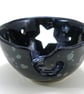 Domspottery Large Pottery Yarn Bowl Stoneware clay Knitting Bowl Crochet Bowl  - Image 3