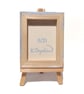 Tabby Cat and Robin Mini Acrylic Painting - cute cat lover gift - Image 5