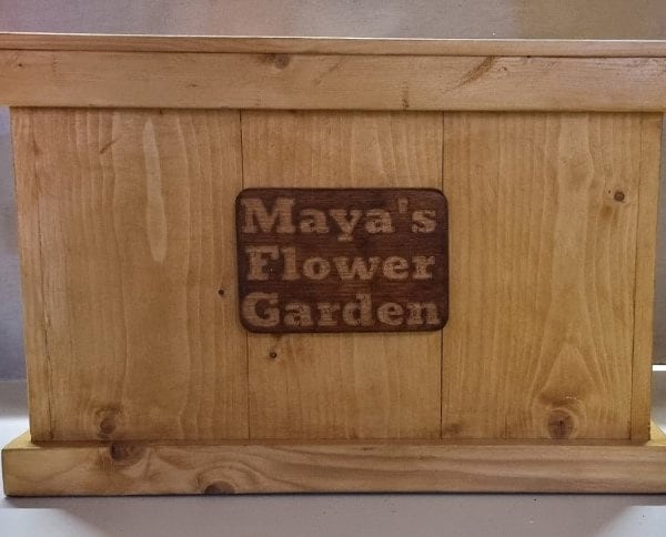 Garden planter, flower tub, box, outdoor gift, herb, gift, personalized plaque
