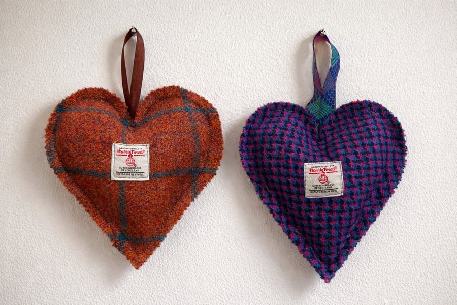 Harris Tweed Hearts 