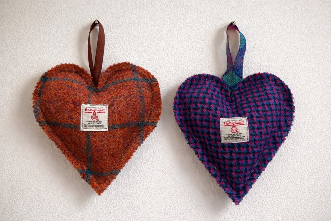Harris Tweed Hearts 
