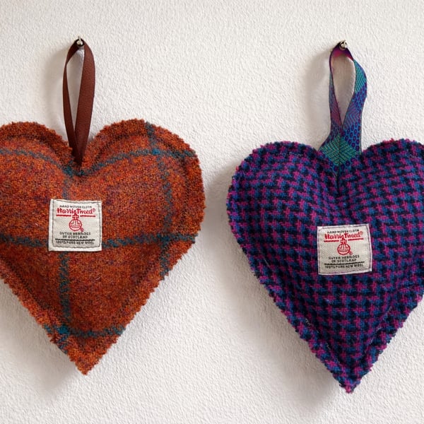 Harris Tweed Hearts 