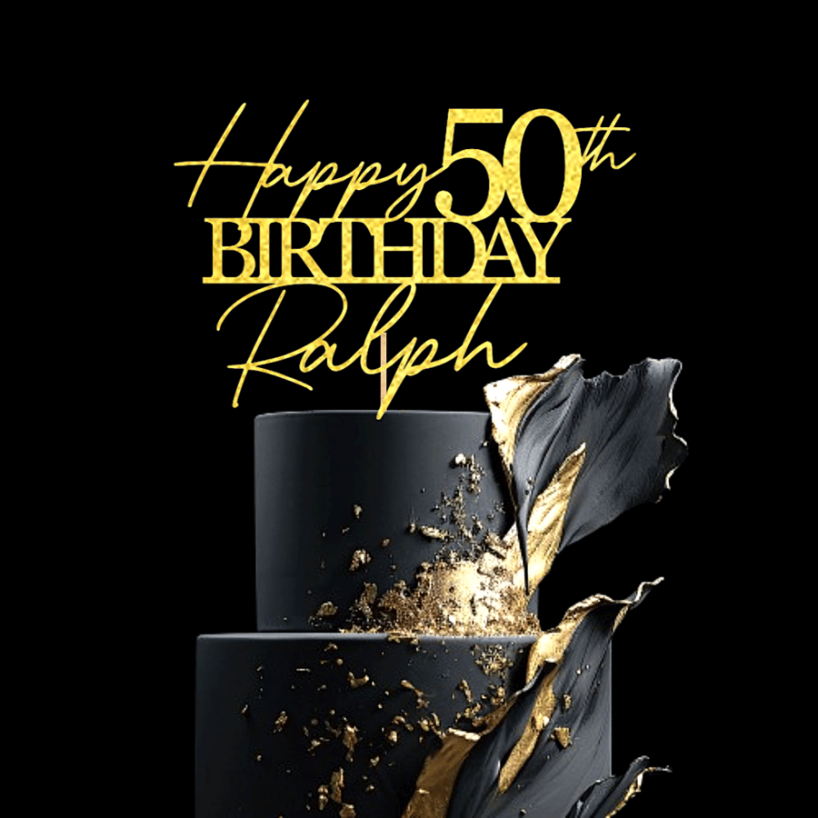 50th Cake Topper, Spa Cake, Pamper Cake Topper, Beauty Cake Topper, Pamper day