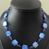 blue shell necklace