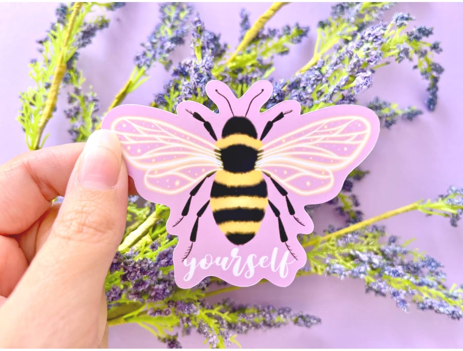 Positive Bumblebee Sticker