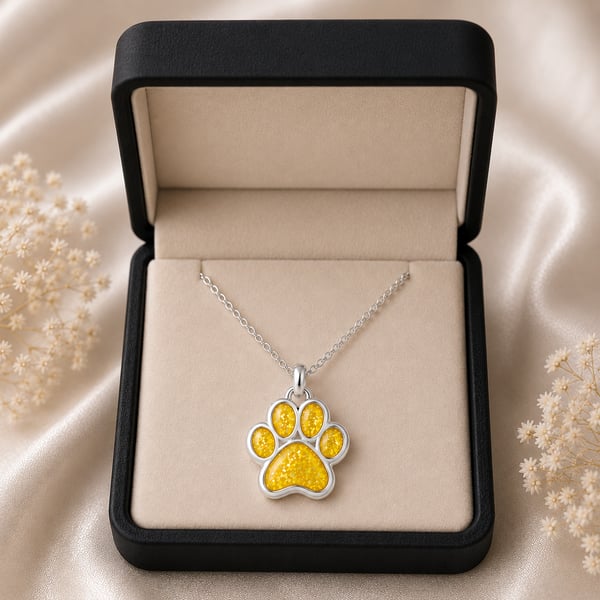 Memorial resin jewellery