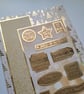 Christmas Sentiments Card - Gold Foiled Multi Sentiment Card - Image 8