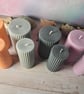 Handmade Kerasoy Wax Pillar Candles - Image 2