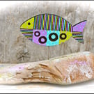 Wooden Fish Sculpture