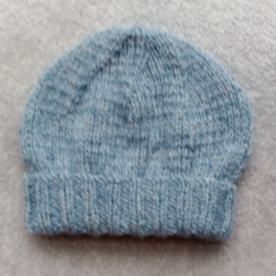 KNITTING PATTERN PDF Waterfall Style Beanie