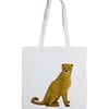 Jungle Cheetah Cotton Tote Bag