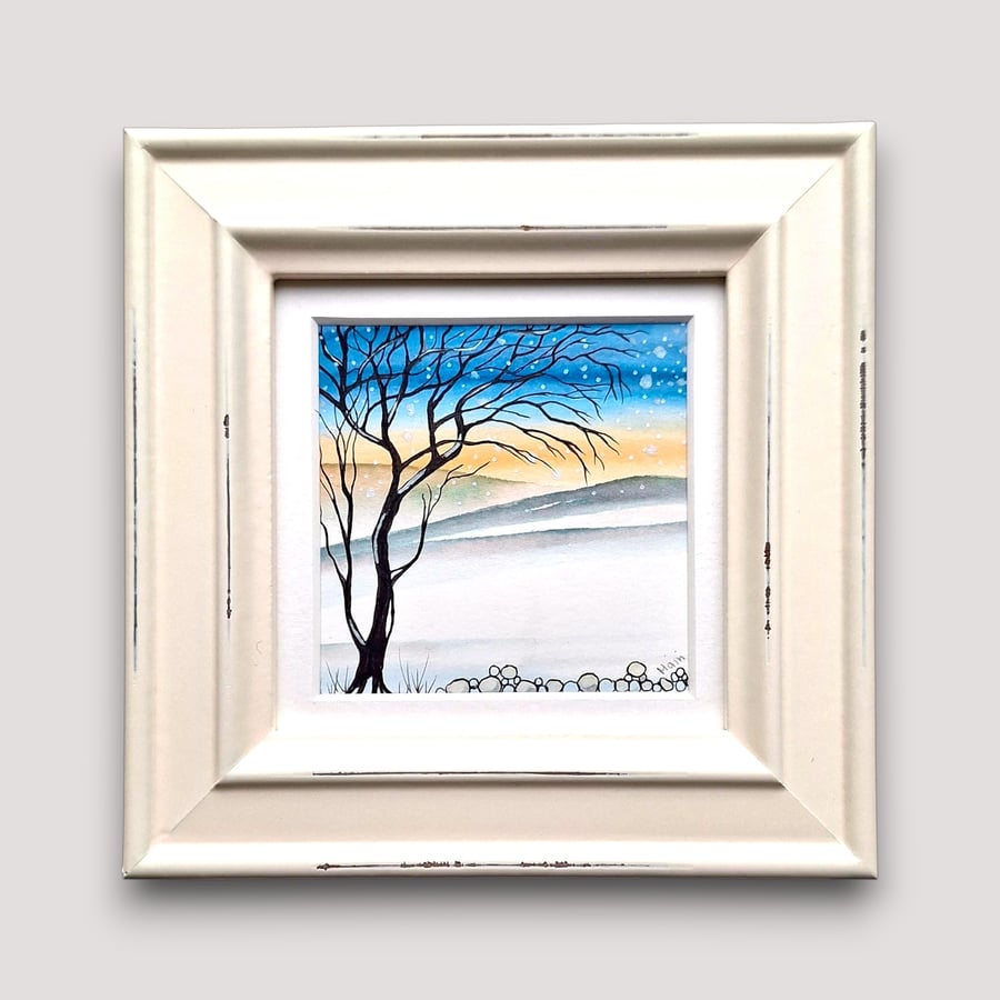 Small Framed Original Painting 
