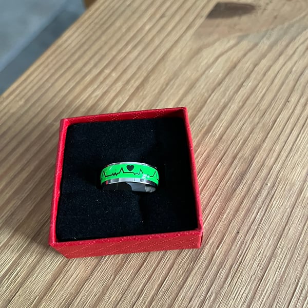 Coloured steel rings