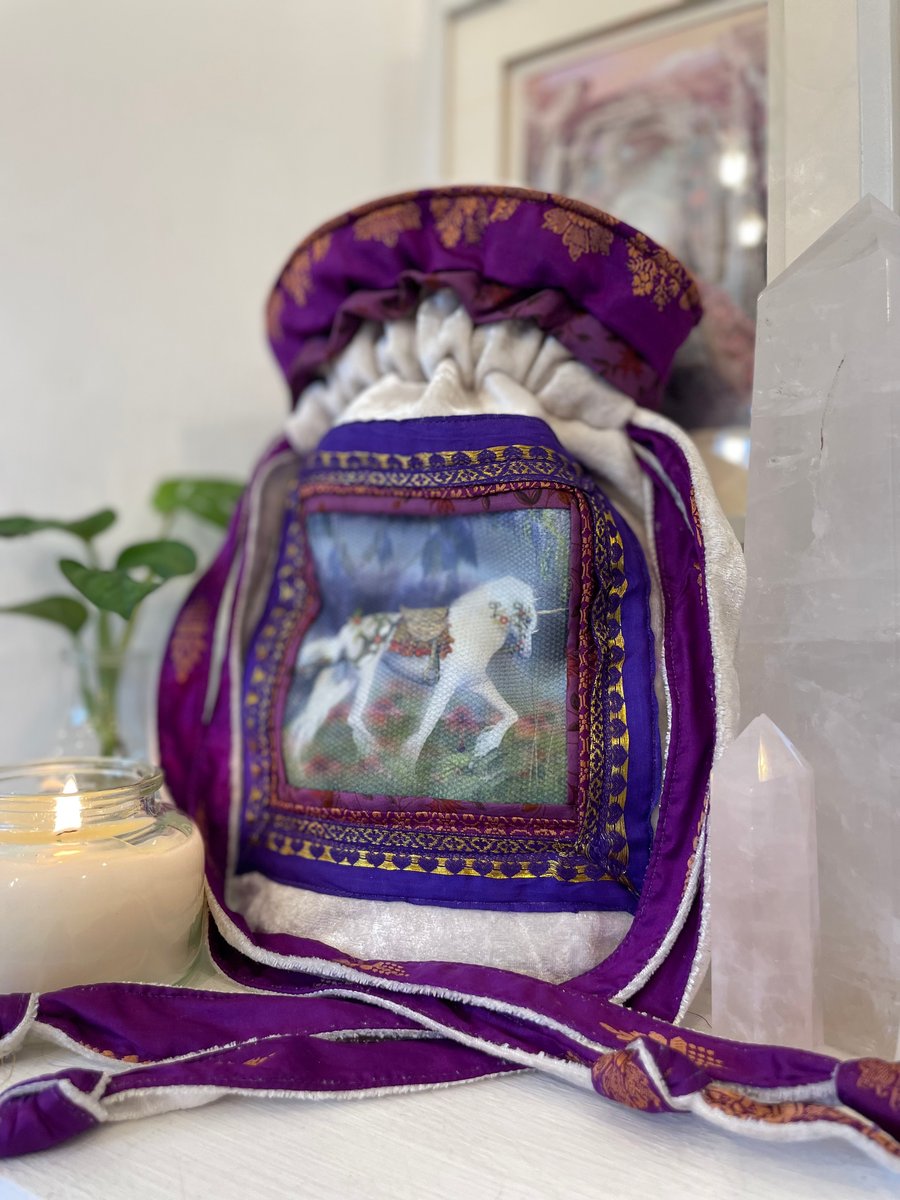 Enchanted Unicorn Velvet pouch 