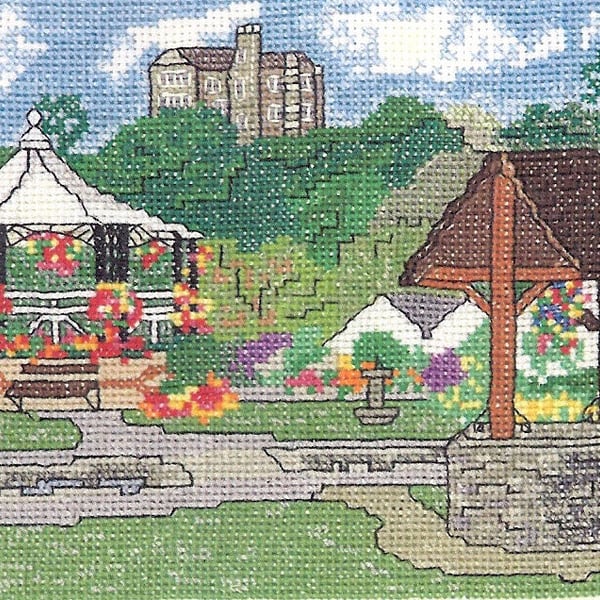 Ilfracombe Jubilee Gardens in Devon cross stitch chart