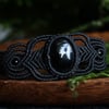 Macrame Bracelet with Onyx