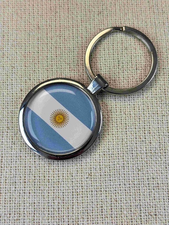 Argentina Flag Keyring