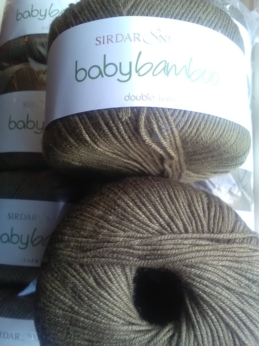 50g SIRDAR BABY BAMBOO DK  Khaki