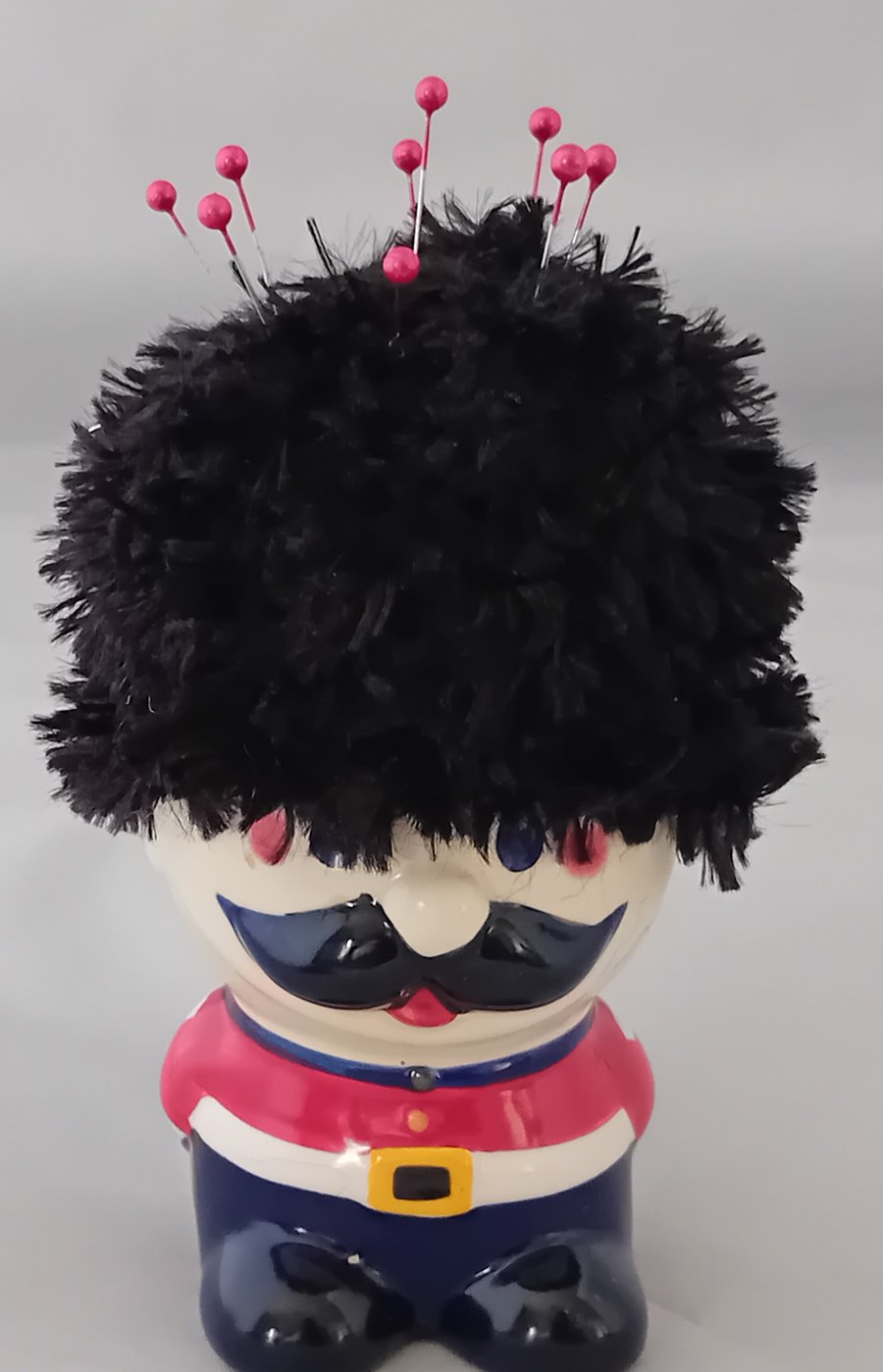 Novelty Pin Cushion –Attention! -seeking Egg Cup with Personality