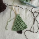 Handmade Crochet Christmas Tree Ornament 