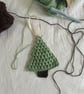 Handmade Crochet Christmas Tree Ornament  - Image 1