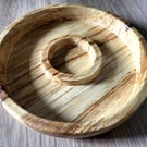 Beautiful unique spalted Beech snack and dip Platter 