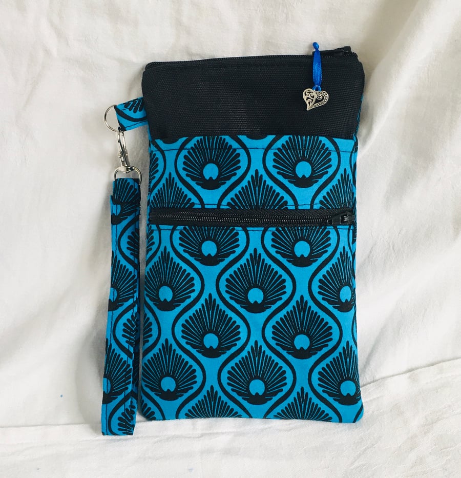 Wristlet Zipped Pouch, Compact Wrist Pouch, Practical Clutch Bag, Gift Ideas.